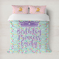 Birthday Princess Duvet Cover Set - Full / Queen (Personalized)