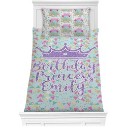 Birthday Princess Comforter Set - Twin (Personalized)