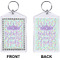 Birthday Princess Bling Keychain (Front + Back)