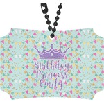 Birthday Princess Rear View Mirror Ornament (Personalized)