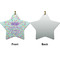 Birthday Princess Ceramic Flat Ornament - Star Front & Back (APPROVAL)