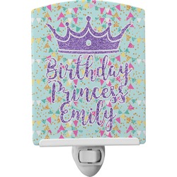 Birthday Princess Ceramic Night Light (Personalized)