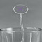 Birthday Princess Clear Plastic 7" Stir Stick - Oval - Main