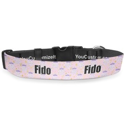 Birthday Princess Deluxe Dog Collar - Large (13" to 21") (Personalized)