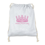 Birthday Princess Drawstring Backpack - Sweatshirt Fleece (Personalized)