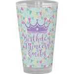 Birthday Princess Pint Glass - Full Color (Personalized)