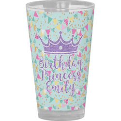 Birthday Princess Pint Glass - Full Color (Personalized)
