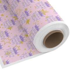 Birthday Princess Fabric by the Yard - Spun Polyester Poplin (Personalized)
