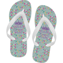 Birthday Princess Flip Flops - Medium (Personalized)