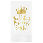 Birthday Princess Guest Napkins - Foil Stamped (Personalized)