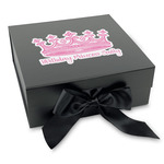 Birthday Princess Gift Box with Magnetic Lid - Black (Personalized)