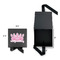 Birthday Princess Gift Boxes with Magnetic Lid - Black - Open & Closed