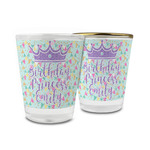 Birthday Princess Glass Shot Glass - 1.5 oz (Personalized)