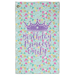 Birthday Princess Golf Towel - Poly-Cotton Blend w/ Name or Text