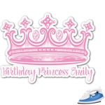 Birthday Princess Graphic Iron On Transfer (Personalized)