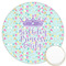 Birthday Princess Icing Circle - Large - Front