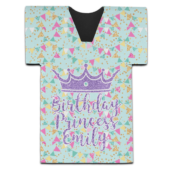 Custom Birthday Princess Jersey Bottle Cooler (Personalized)