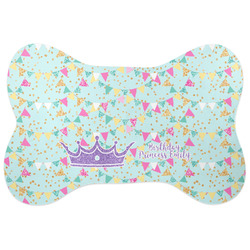 Birthday Princess Bone Shaped Dog Food Mat (Personalized)