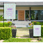 Birthday Princess Large Garden Flag - Single Sided (Personalized)