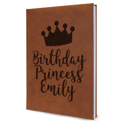 Birthday Princess Leather Sketchbook (Personalized)