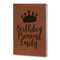 Birthday Princess Leatherette Journals - Large - Double Sided - Angled View