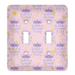 Birthday Princess Light Switch Cover (2 Toggle Plate) (Personalized)