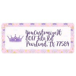 Birthday Princess Return Address Labels (Personalized)