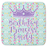 Birthday Princess Memory Foam Bath Mat - 48"x48" (Personalized)