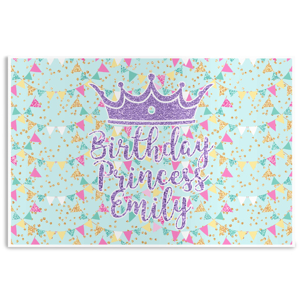 Custom Birthday Princess Disposable Paper Placemats (Personalized)