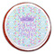 Birthday Princess Printed Icing Circle - Large - On Cookie