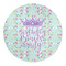 Birthday Princess Round Indoor Rug - Front/Main