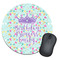 Birthday Princess Round Mouse Pad