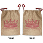 Birthday Princess Santa Sack - Front & Back (Personalized)