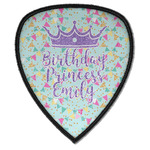 Birthday Princess Iron on Shield Patch A w/ Name or Text