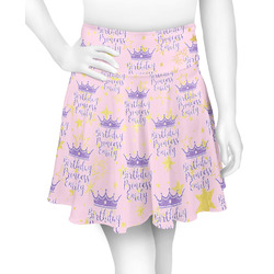 Birthday Princess Skater Skirt - X Large (Personalized)