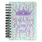 Birthday Princess Spiral Journal Small - Front View