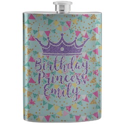 Birthday Princess Stainless Steel Flask (Personalized)