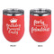 Birthday Princess Stainless Wine Tumblers - Coral - Double Sided - Approval