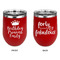 Birthday Princess Stainless Wine Tumblers - Red - Double Sided - Approval