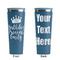 Birthday Princess Steel Blue RTIC Everyday Tumbler - 28 oz. - Front and Back