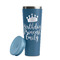 Birthday Princess Steel Blue RTIC Everyday Tumbler - 28 oz. - Lid Off