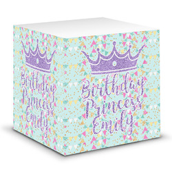 Birthday Princess Sticky Note Cube (Personalized)
