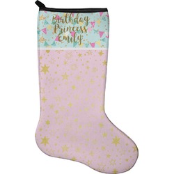 Birthday Princess Holiday Stocking - Single-Sided - Neoprene (Personalized)