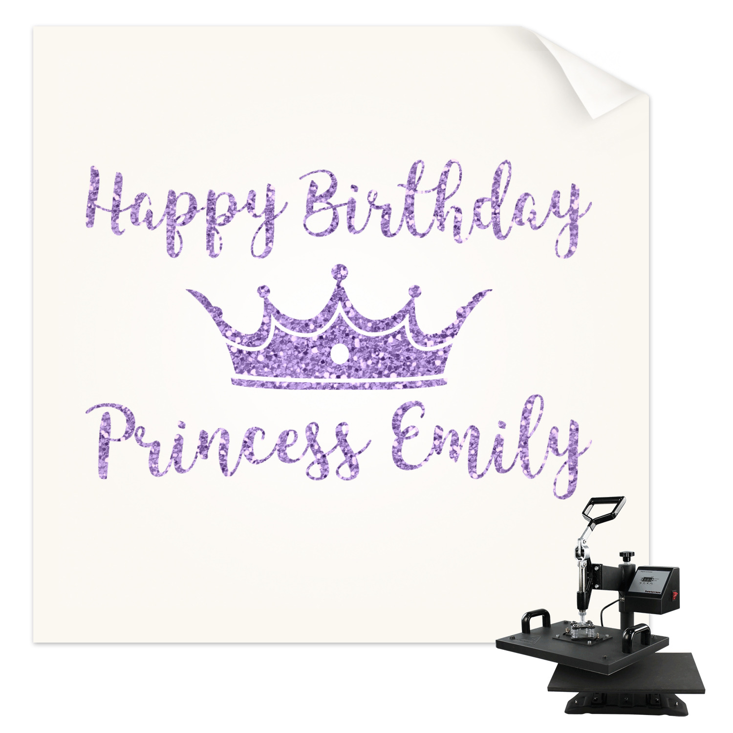 Kid Life Princess Print - Sublimation Transfer - Ready to Press