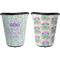 Birthday Princess Trash Can Black - Front and Back - Apvl