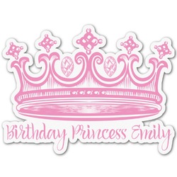 Birthday Princess Graphic Decal - Small (Personalized)