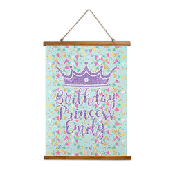 Birthday Princess Wall Hanging Tapestry - Tall (Personalized)