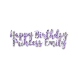 Birthday Princess Name/Text Decal - Small (Personalized)