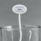 Birthday Princess White Plastic 7" Stir Stick - Oval - Main