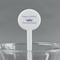 Birthday Princess White Plastic 7" Stir Stick - Round - Main